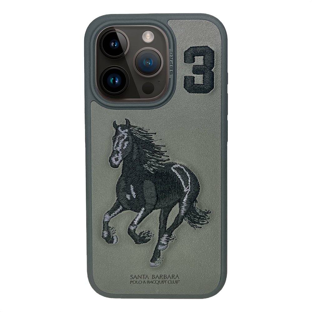 Santa Barbara Polo Racquet Club iPhone 15 Pro Max Boris Kapak - Gri