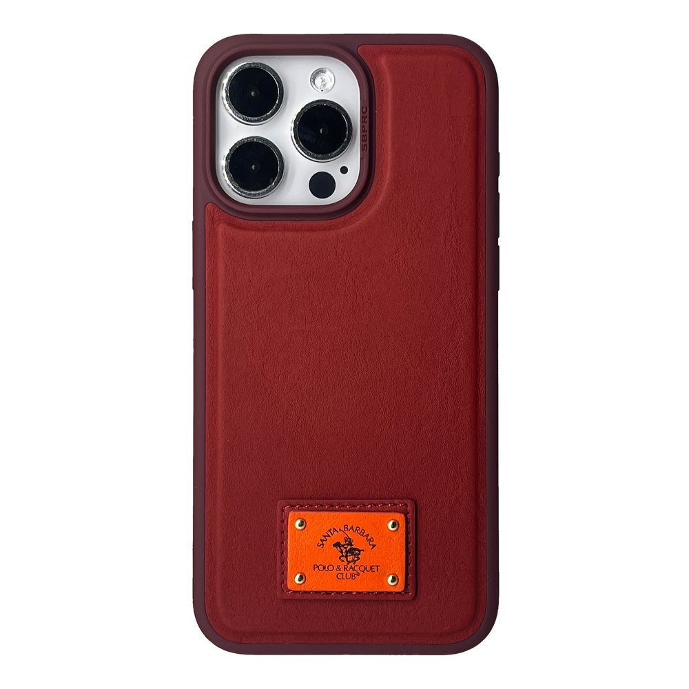 Santa Barbara Polo Racquet Club iPhone 15 Pro Max Gilbert Kapak - Kırmızı