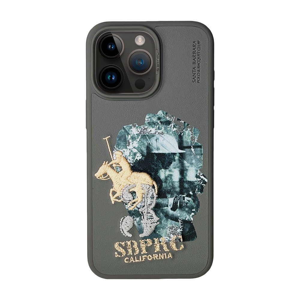 Santa Barbara Polo Racquet Club iPhone 15 Pro Max Marcus Kapak - Titan Gri