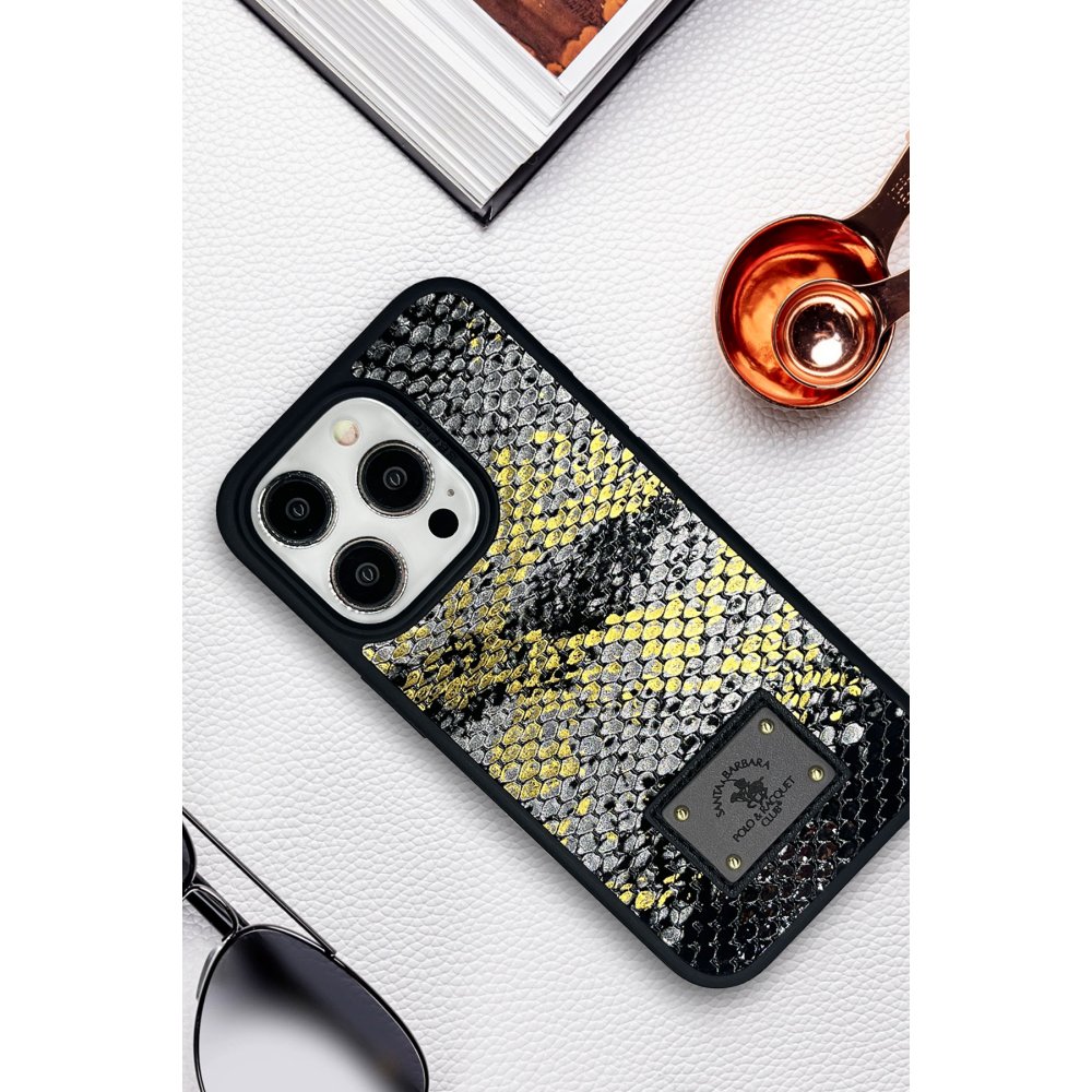 Santa Barbara Polo Racquet Club iPhone 15 Pro Max Sagar Magsafe Kapak - Siyah