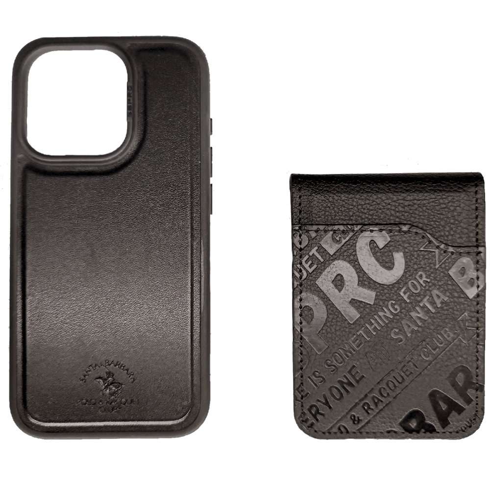 Santa Barbara Polo Racquet Club iPhone 15 Pro Timothy Cüzdanlı Standlı Kapak - Kahverengi