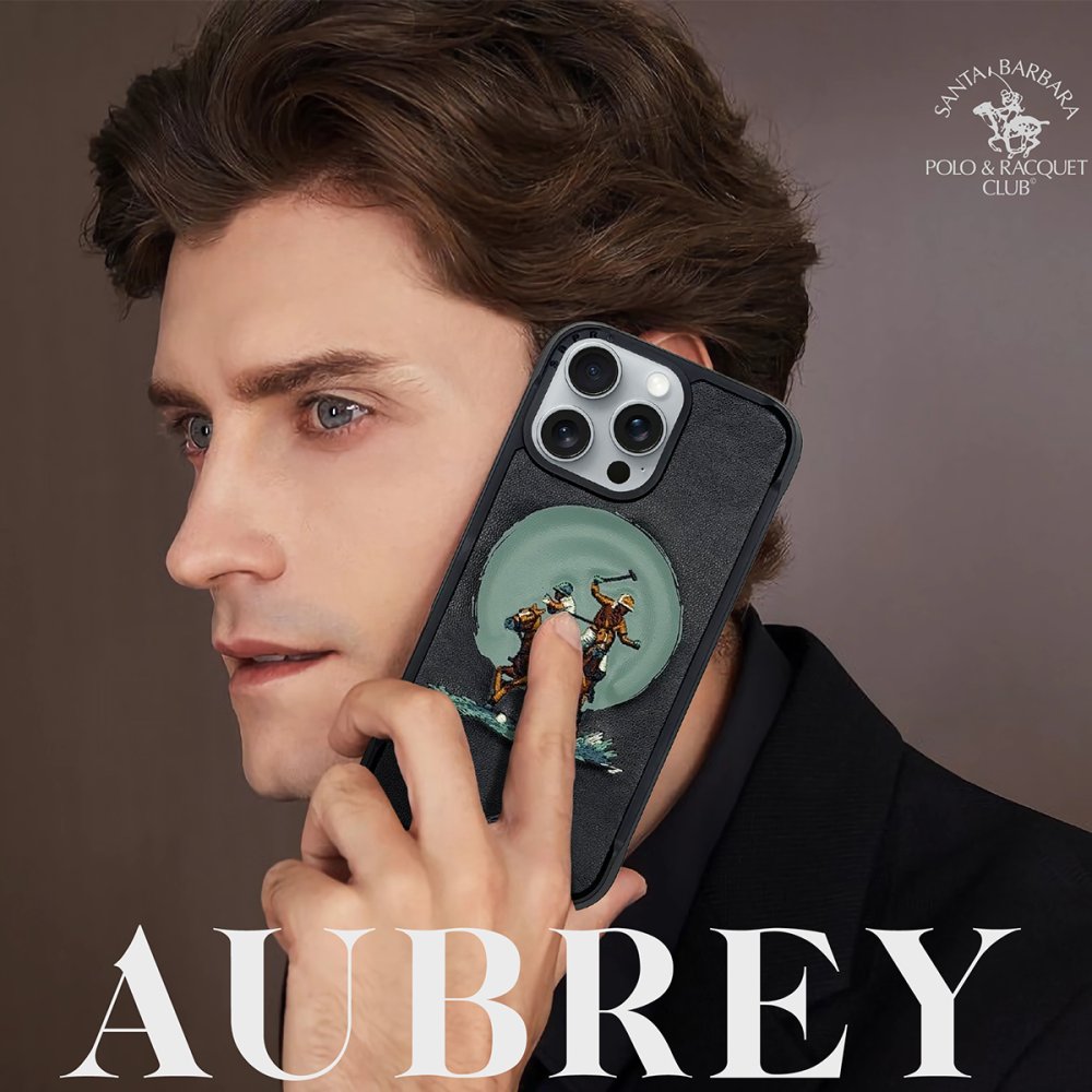 Santa Barbara Polo Racquet Club iPhone 16 Aubrey Magsafe Kapak - Siyah