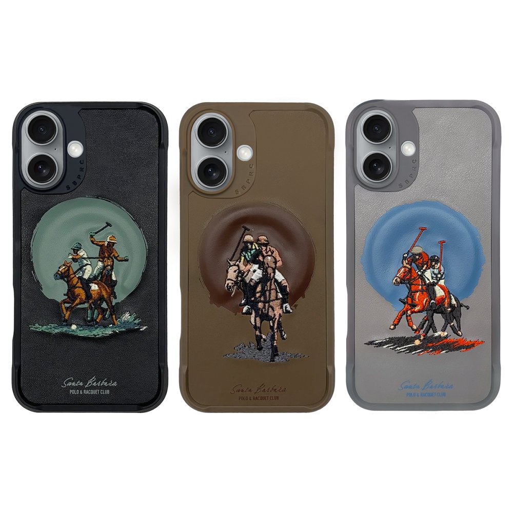 Santa Barbara Polo Racquet Club iPhone 16 Aubrey Magsafe Kapak - Titan Gri