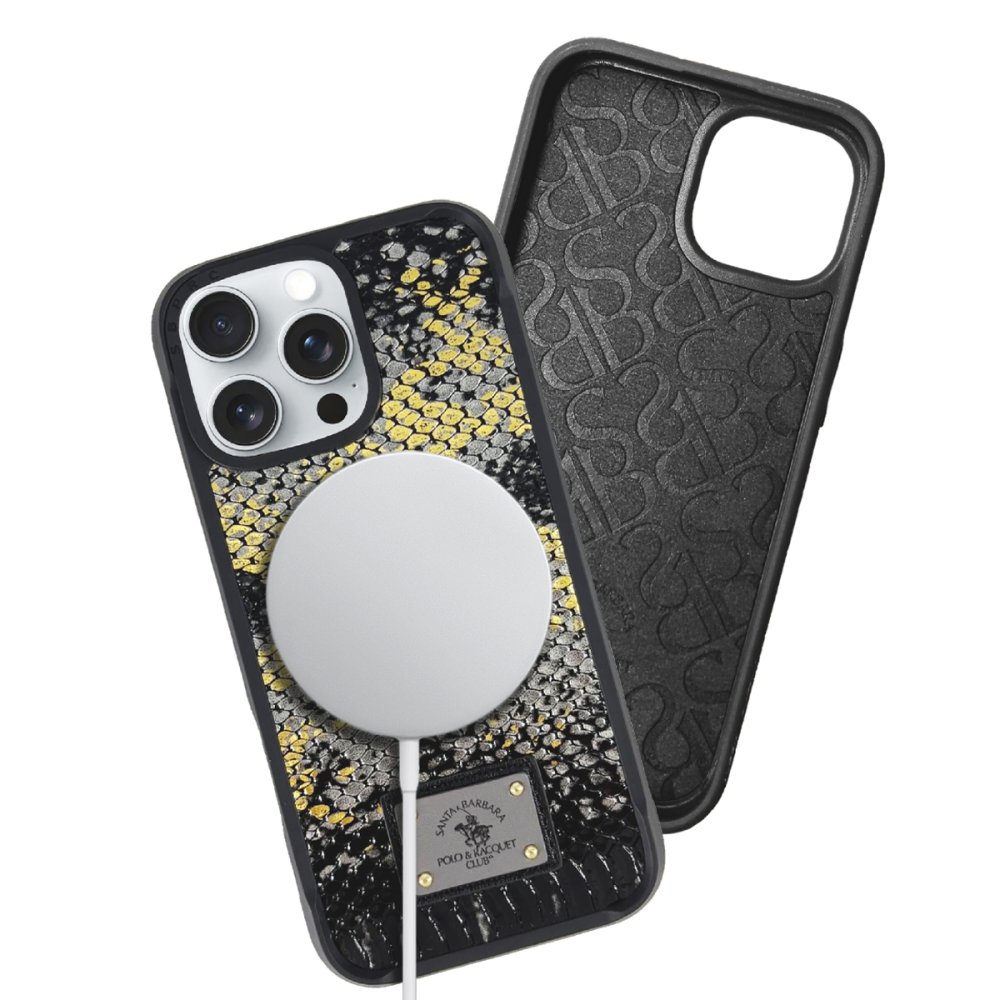 Santa Barbara Polo Racquet Club iPhone 16 Sagar Magsafe Kapak - Siyah