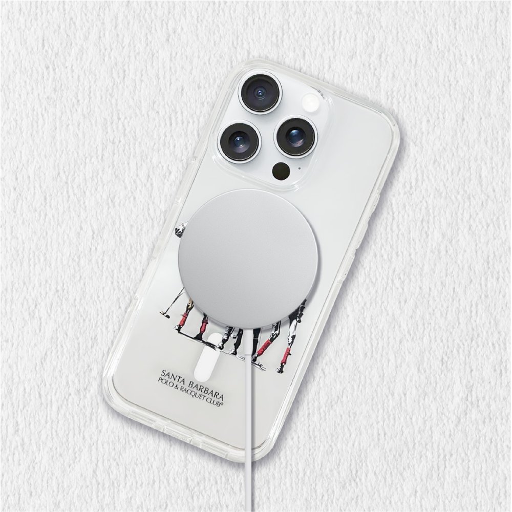 Santa Barbara Polo Racquet Club iPhone 16 Willie Şeffaf Magsafe Kapak - Painting