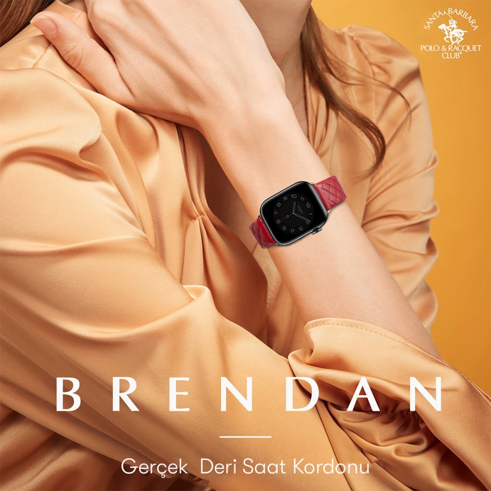 Santa Barbara Polo Racquet Club Watch 42mm Brendan Deri Kordon - Siyah