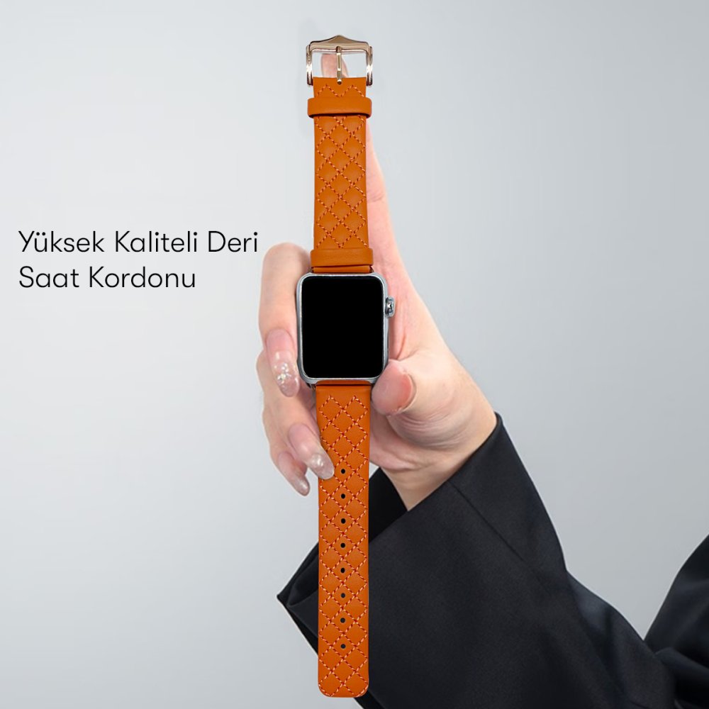 Santa Barbara Polo Racquet Club Watch 44mm Brendan Deri Kordon - Kahverengi