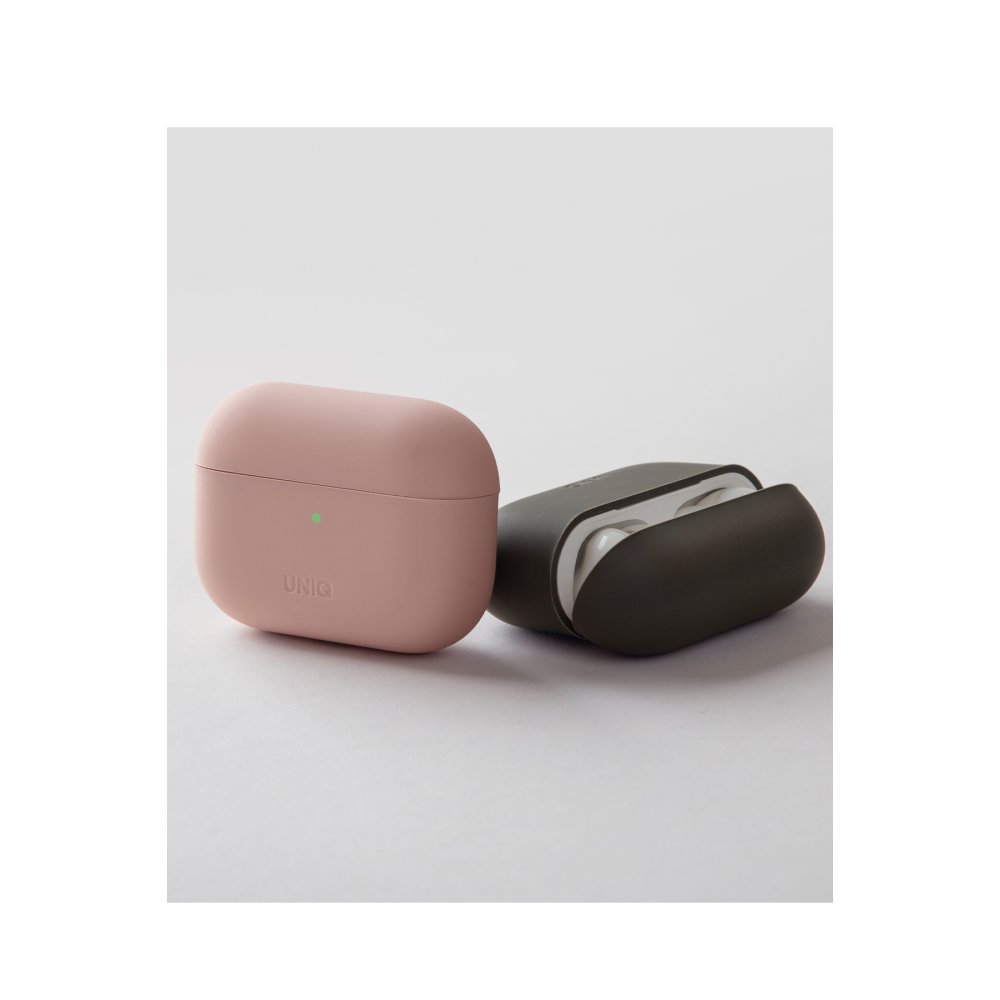 Uniq Airpods Pro 2 (2.nesil) Lino Silikon Kılıf - Lila