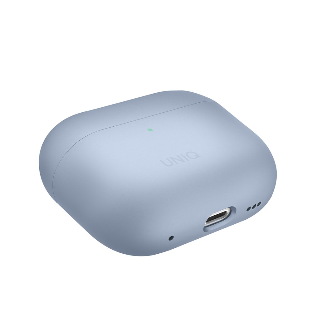 Uniq Airpods Pro 2 (2.nesil) Lino Silikon Kılıf - Mavi