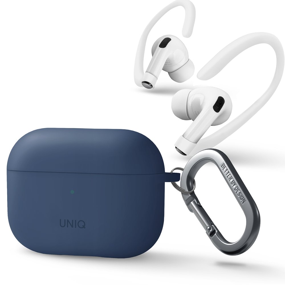 Uniq Airpods Pro 2 (2.nesil) Nexo Silikon Kılıf - Lacivert