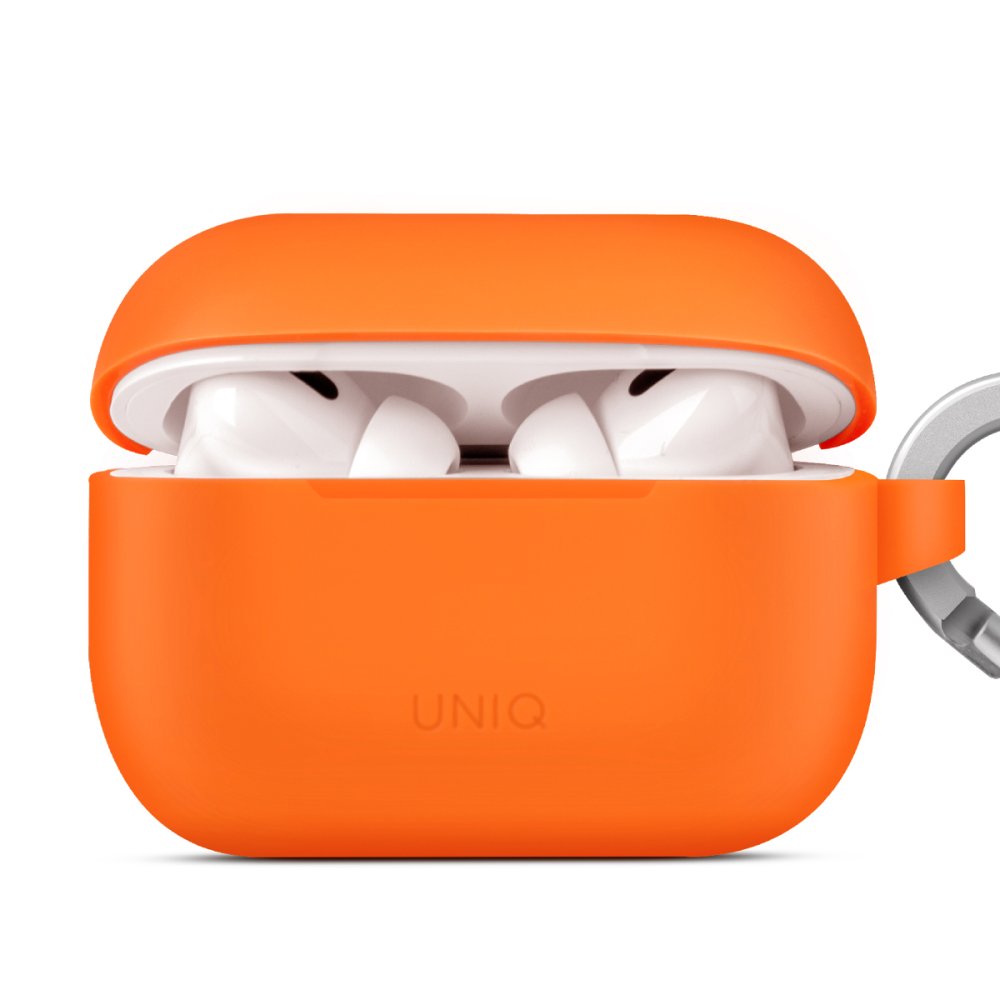 Uniq Airpods Pro 2 (2.nesil) Vencer Silikon Kılıf - Turuncu