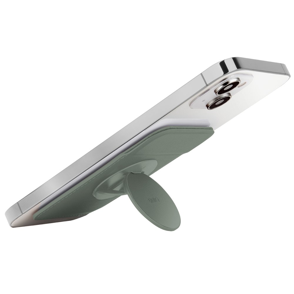 Uniq Flixa Popsocketli Manyetik Kartlık Stand - Koyu Yeşil