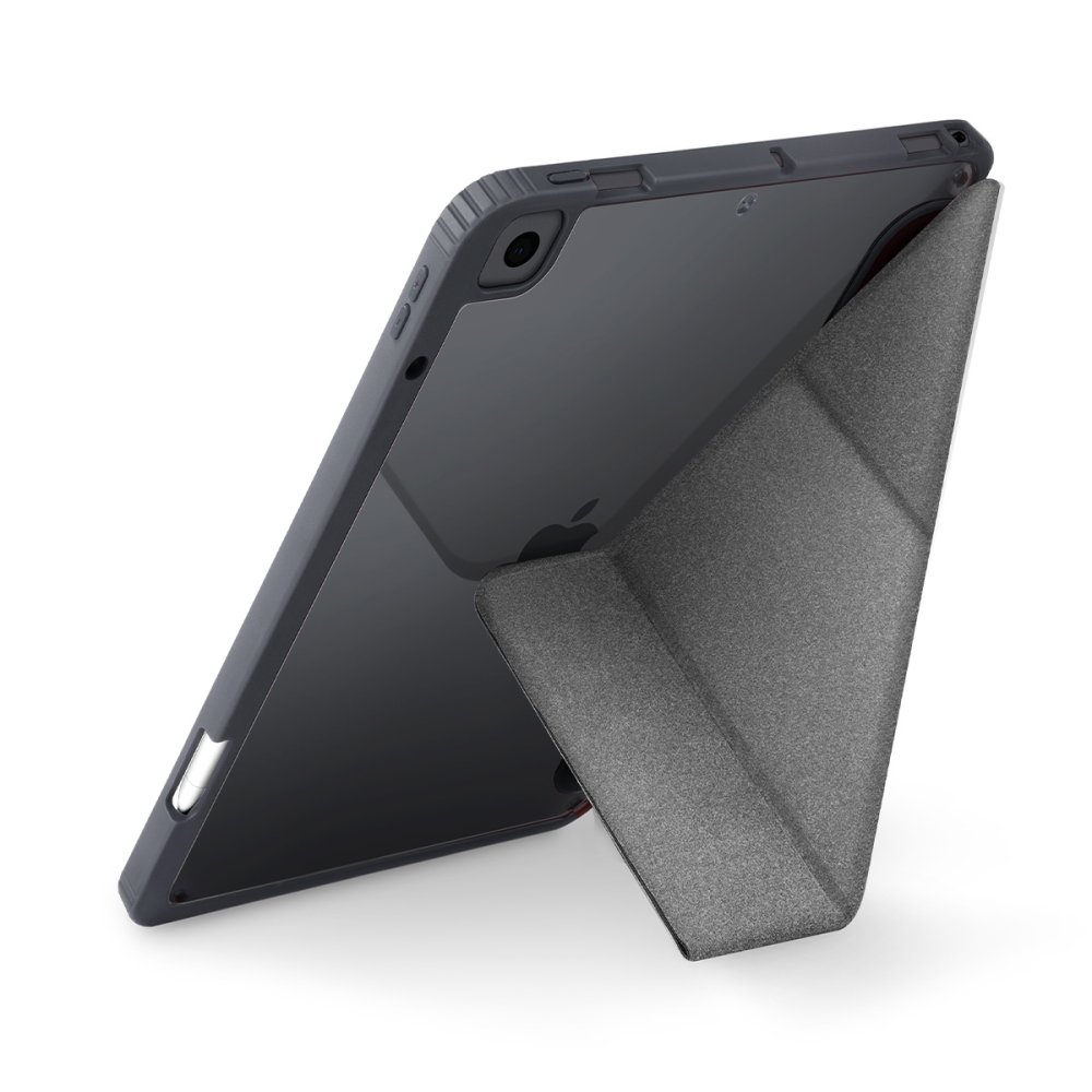 Uniq iPad 10.2 (9.nesil) Moven Standlı Tablet Kapak - Gri