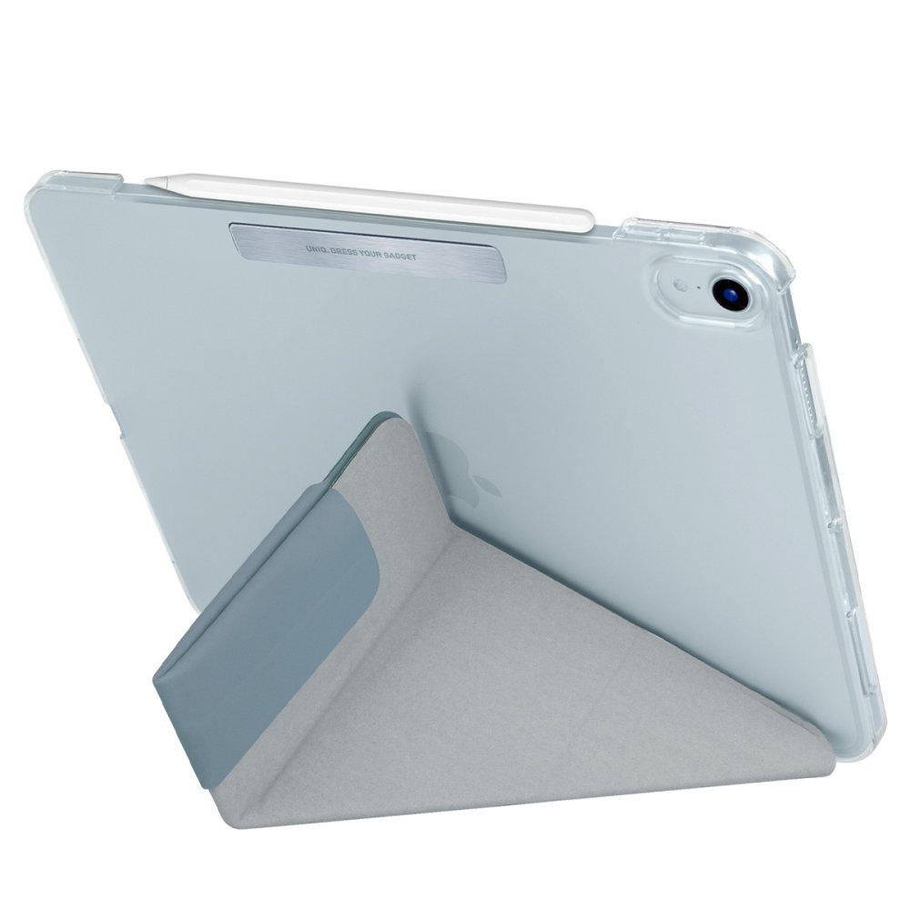 Uniq iPad 2022 10.9 (10.nesil) Camden Katlanabilir Tablet Kapak - Açık Mavi