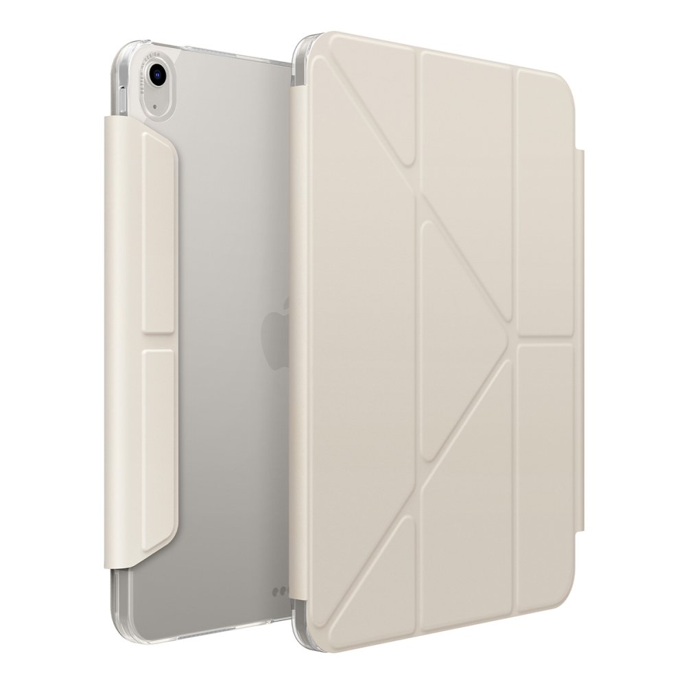 Uniq iPad Air 11 (2024) Camden Katlanabilir Tablet Kapak - Bej