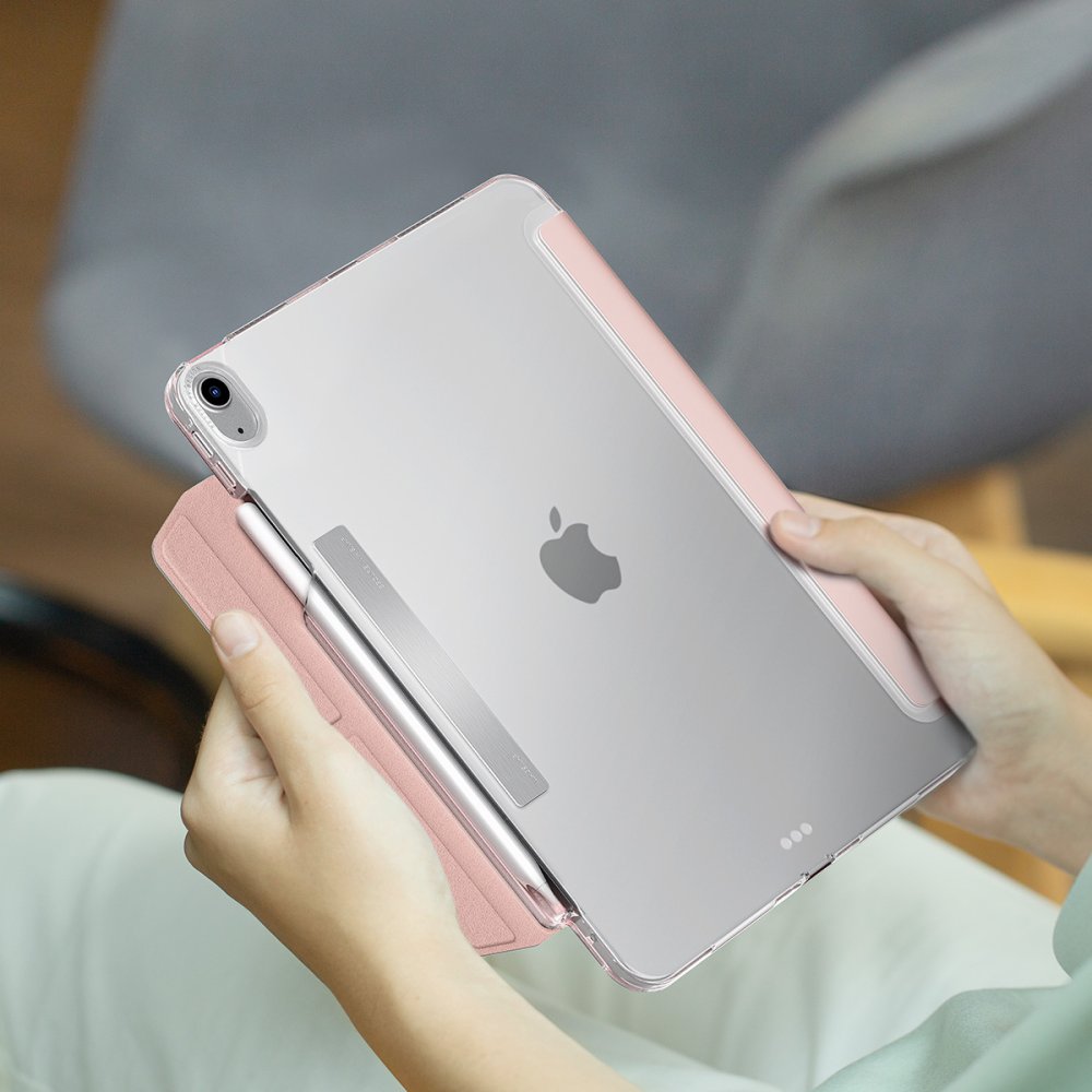 Uniq iPad Air 11 (2024) Camden Katlanabilir Tablet Kapak - Bej