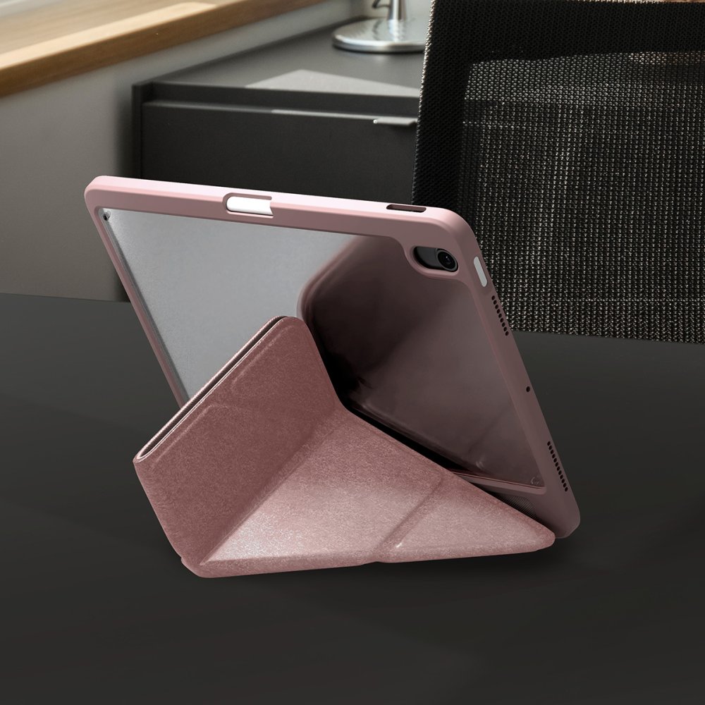 Uniq iPad Air 11 (2024) Moven Standlı Tablet Kapak - Gri