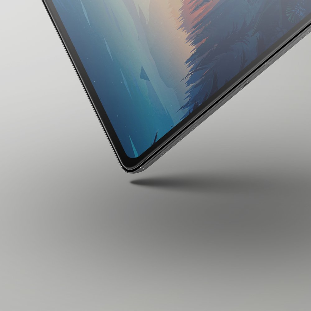 Uniq iPad Air 11 (2024) Optix Tablet Mat Ekran Koruyucu - Şeffaf