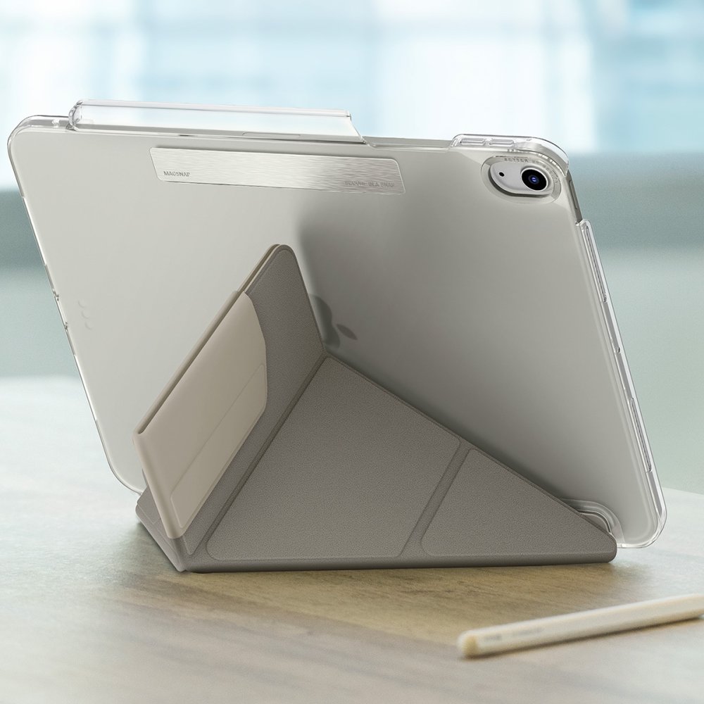 Uniq iPad Air 13 (2024) Camden Katlanabilir Tablet Kapak - Koyu Gri