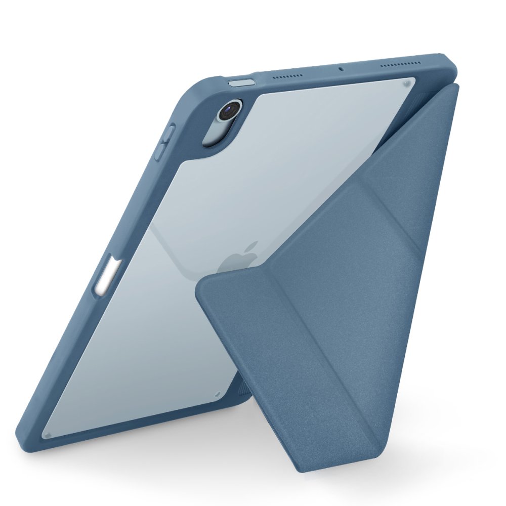 Uniq iPad Air 13 (2024) Moven Standlı Tablet Kapak - Mavi