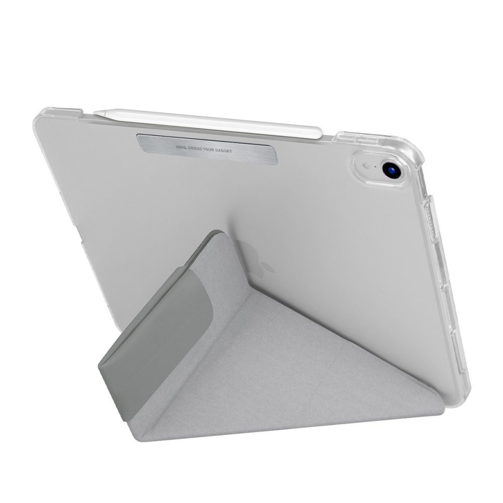 Uniq iPad Air 4 10.9 Camden Katlanabilir Tablet Kapak - Gri