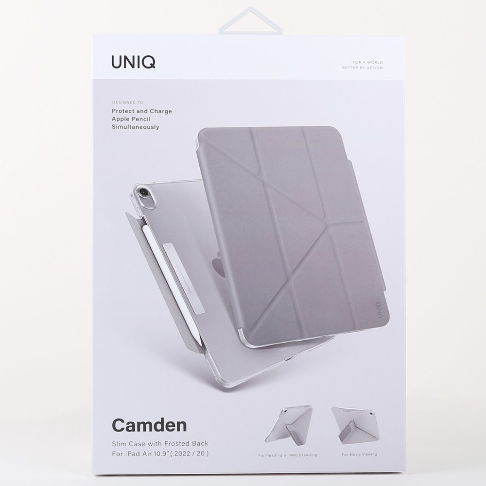 Uniq iPad Air 4 10.9 Camden Katlanabilir Tablet Kapak - Mor