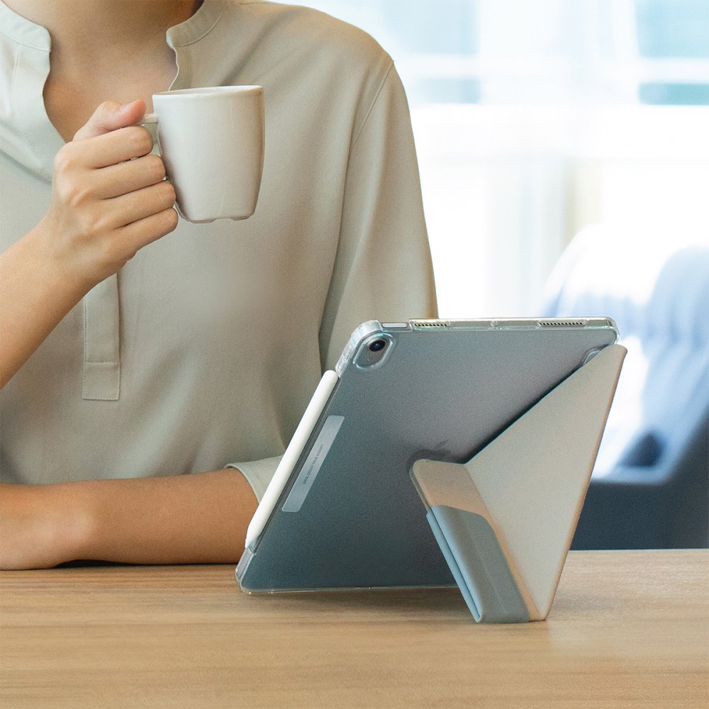 Uniq iPad Air 4 10.9 Camden Katlanabilir Tablet Kapak - Mor