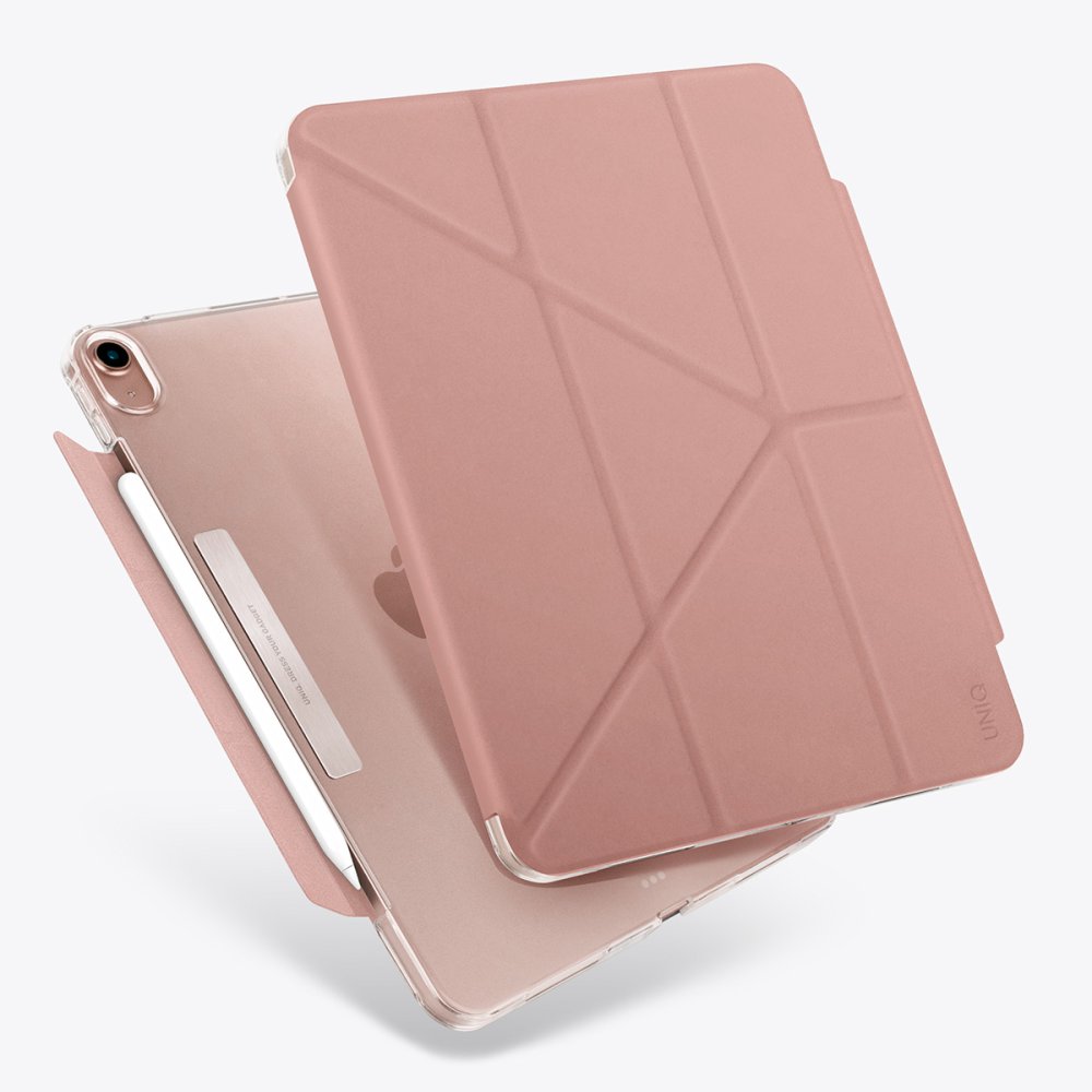 Uniq iPad Air 4 10.9 Camden Katlanabilir Tablet Kapak - Pembe