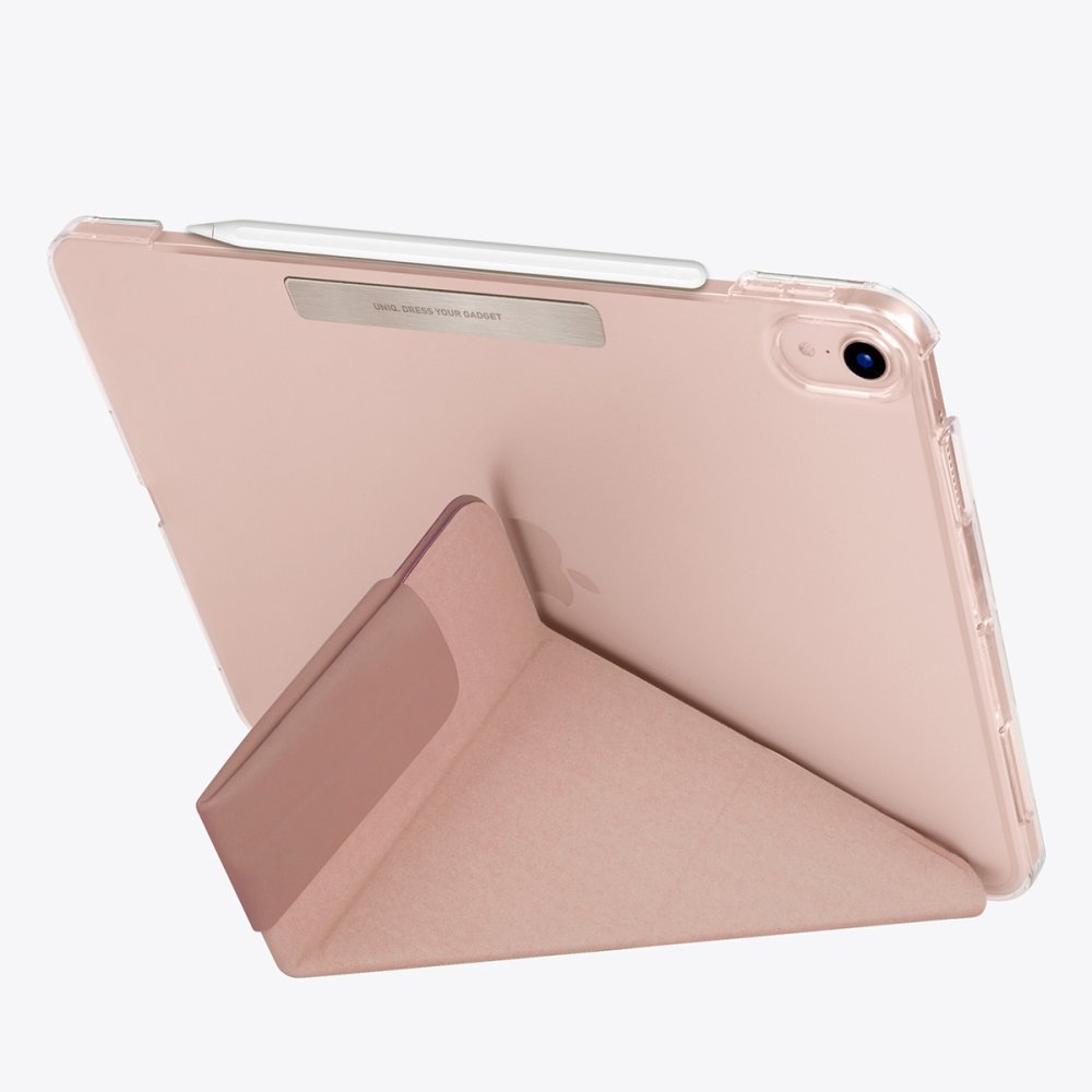 Uniq iPad Air 4 10.9 Camden Katlanabilir Tablet Kapak - Pembe