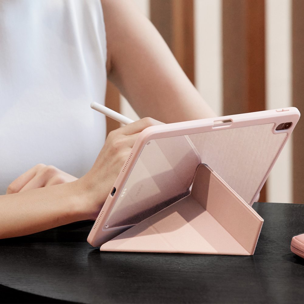 Uniq iPad Air 4 10.9 Moven Standlı Tablet Kapak - Açık Mavi