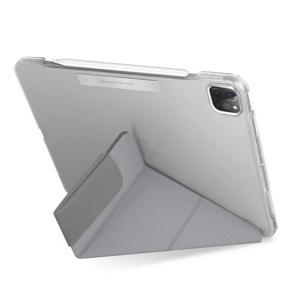 Uniq iPad Pro 11 (2022) Camden Katlanabilir Tablet Kapak - Gri