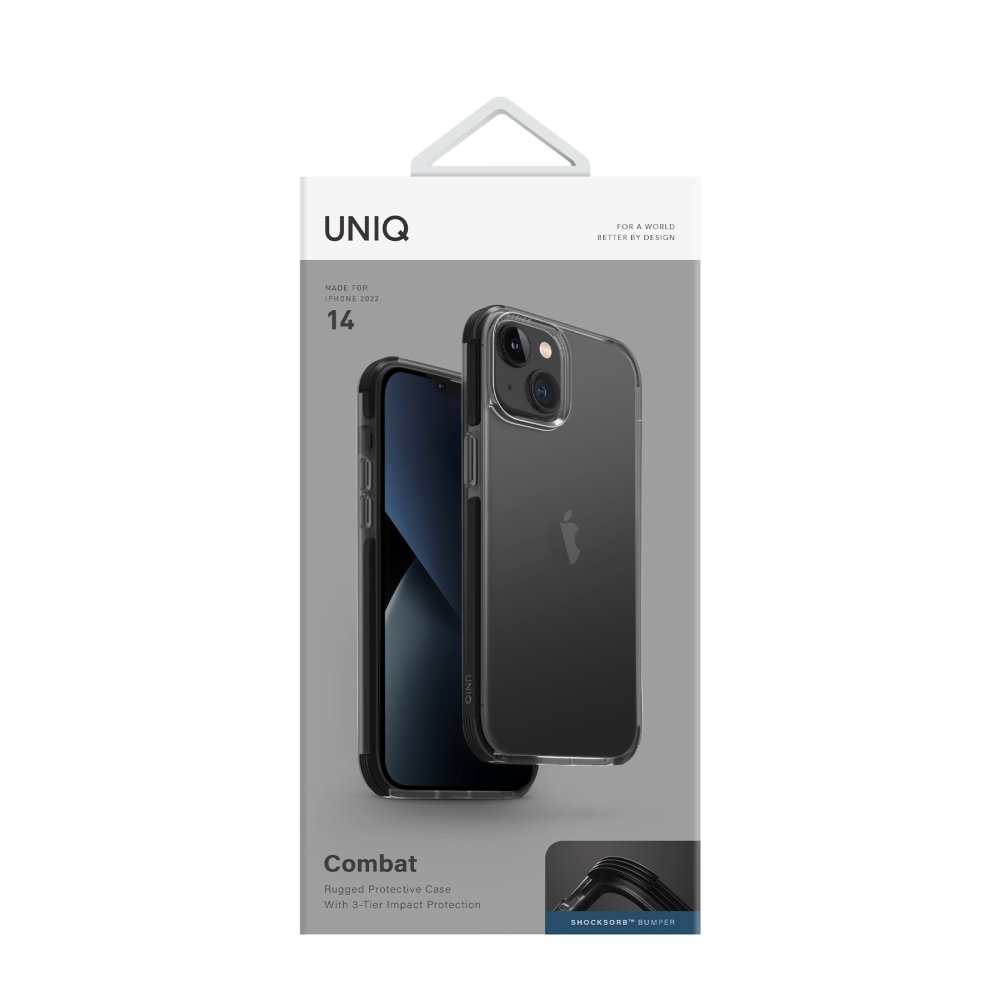 Uniq iPhone 14 Combat Kapak - Siyah