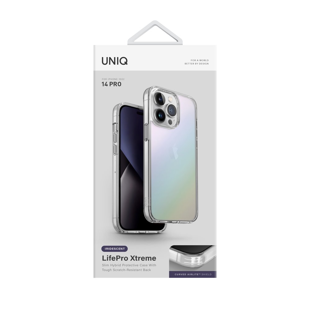 Uniq iPhone 14 Pro Max LifePro Xtreme Kapak - Gökkuşağı
