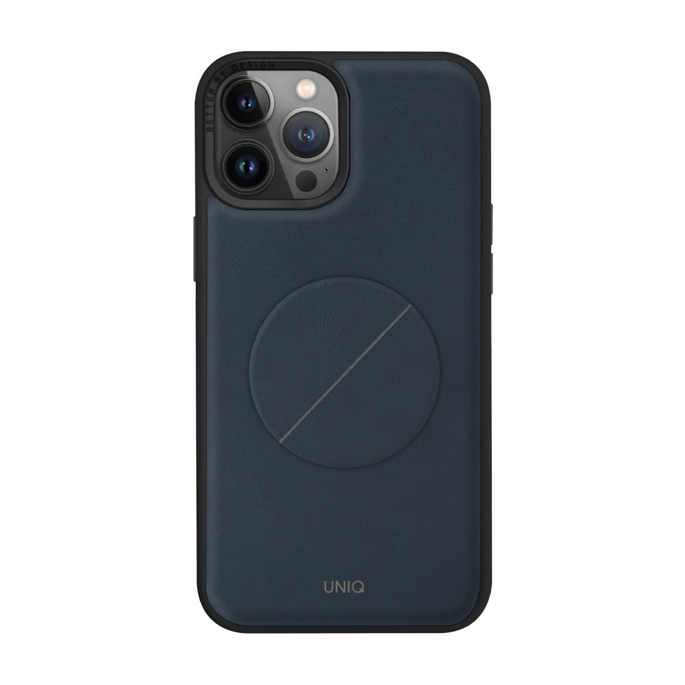 Uniq iPhone 14 Pro Novo Standlı Kapak - Mavi