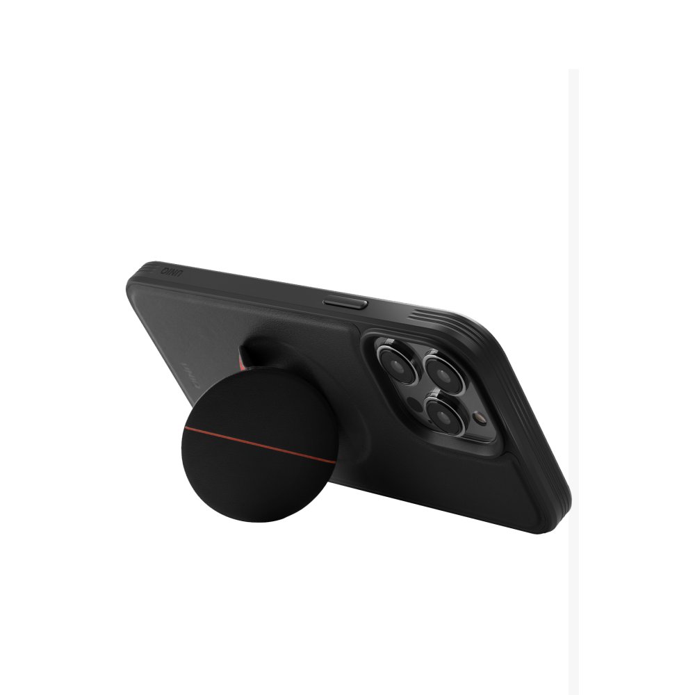Uniq iPhone 14 Pro Novo Standlı Kapak - Siyah