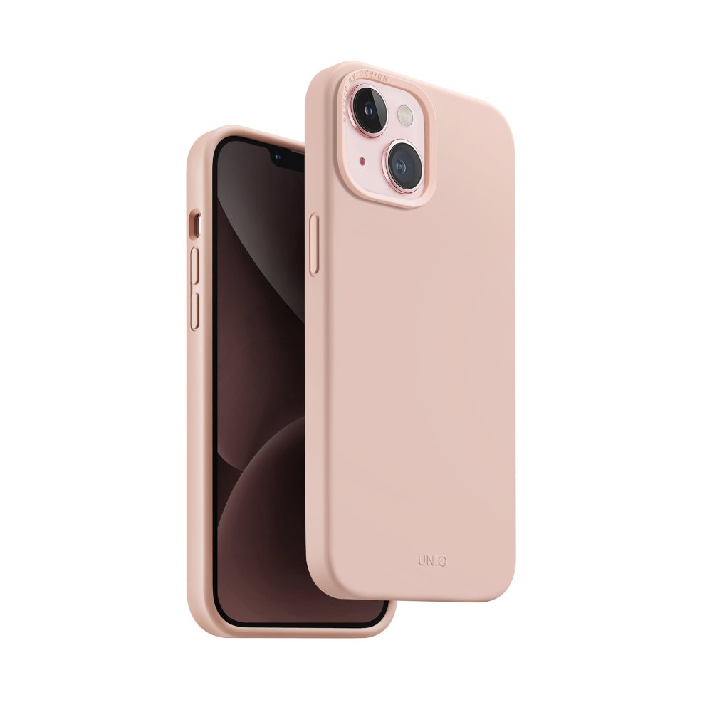 Uniq iPhone 15 Lino Hue Magsafe Kapak - Pembe