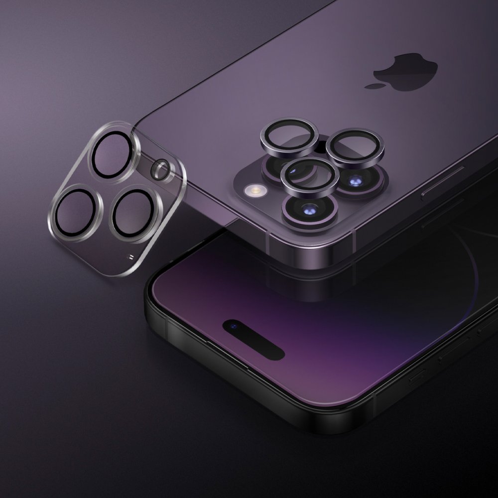 Uniq iPhone 15 Plus Optix Kamera Lens Koruyucu - Şeffaf
