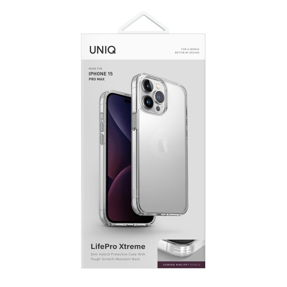 Uniq iPhone 15 Pro LifePro Xtreme Magsafe Kapak - Şeffaf