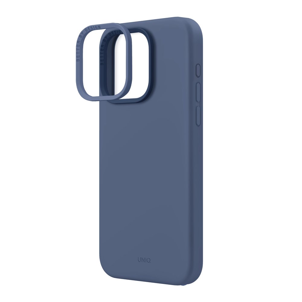 Uniq iPhone 15 Pro Lino Hue Magsafe Kapak - Mavi