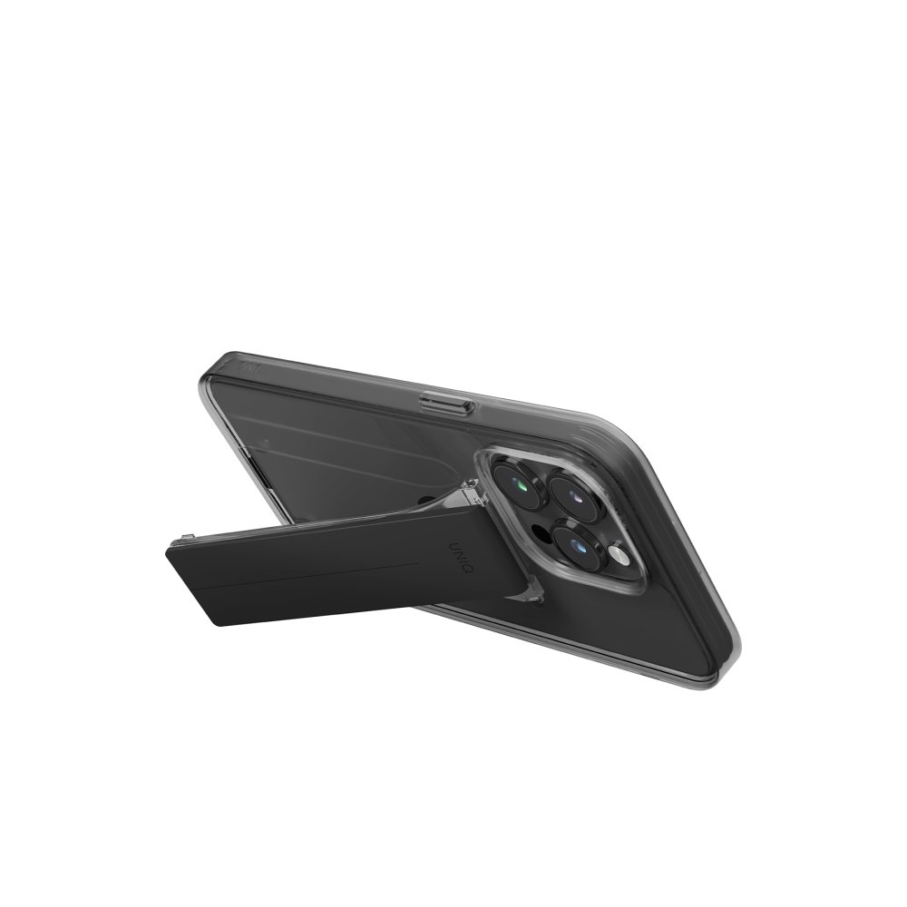 Uniq iPhone 15 Pro Max Heldro Mount Standlı Kapak - Siyah