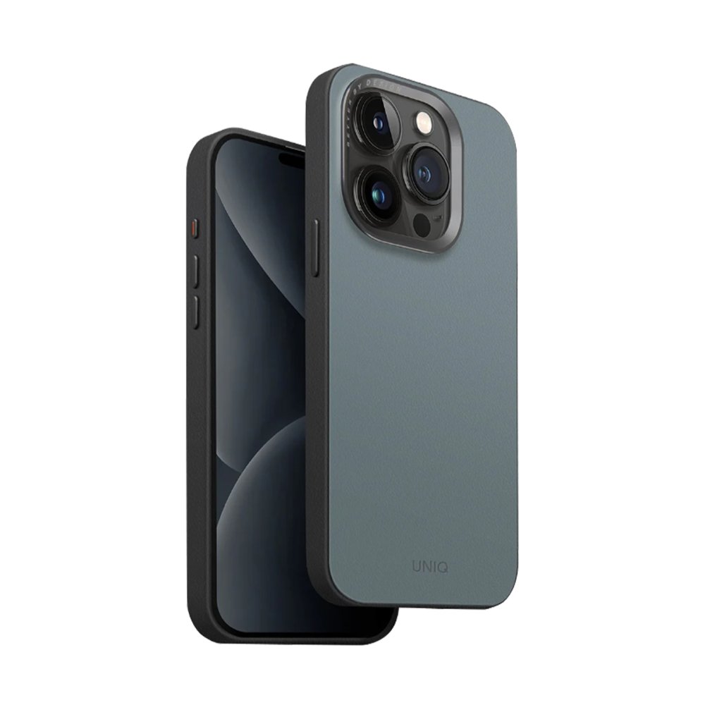Uniq iPhone 15 Pro Max Lyden DS Magsafe Kapak - Lacivert