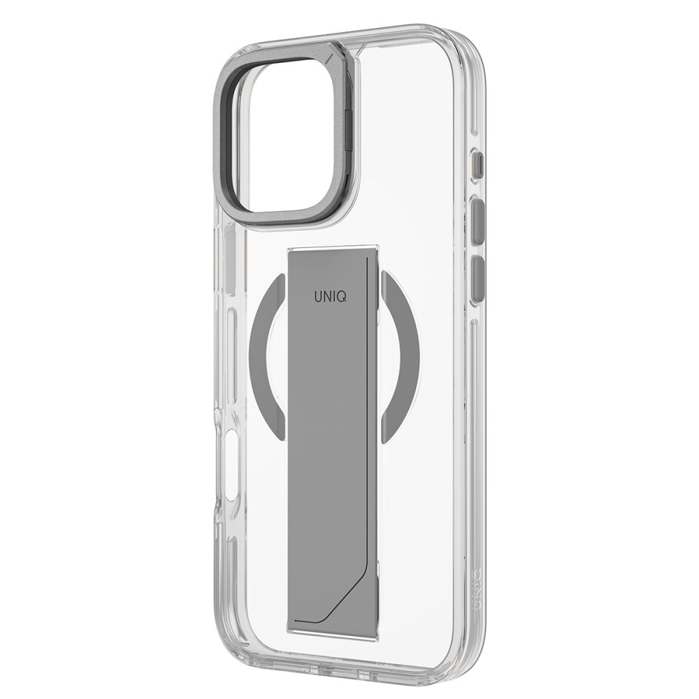 Uniq iPhone 16 Pro Heldro Max Magsafe Standlı Kapak - Titan Gri