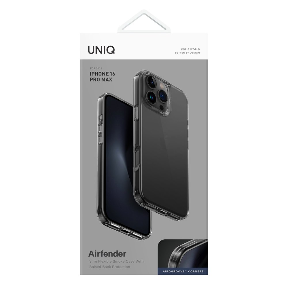 Uniq iPhone 16 Pro Max Air Fender Kapak - Füme