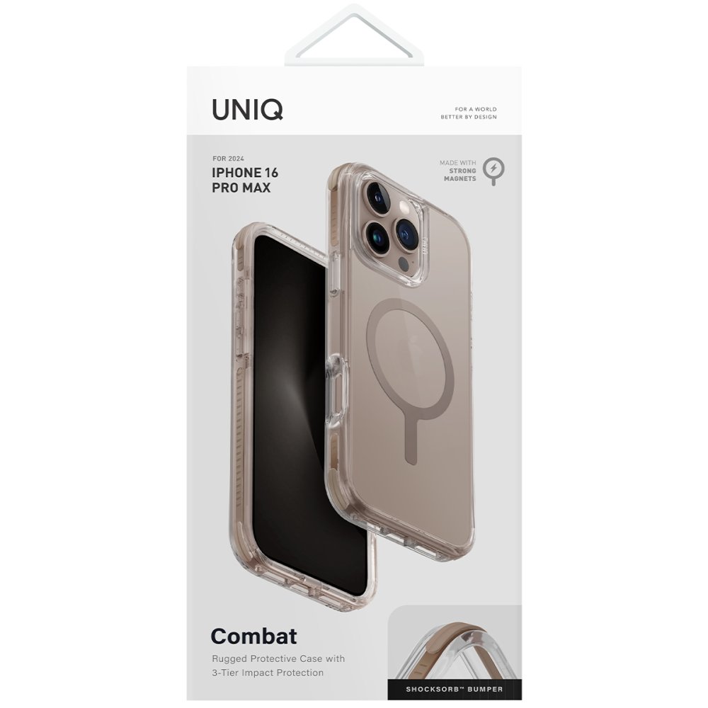 Uniq iPhone 16 Pro Max Combat Magsafe Kapak - Gold