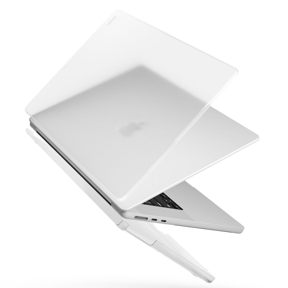 Uniq Macbook Air 15 (2023) Claro Mat Macbook Kapak - Şeffaf