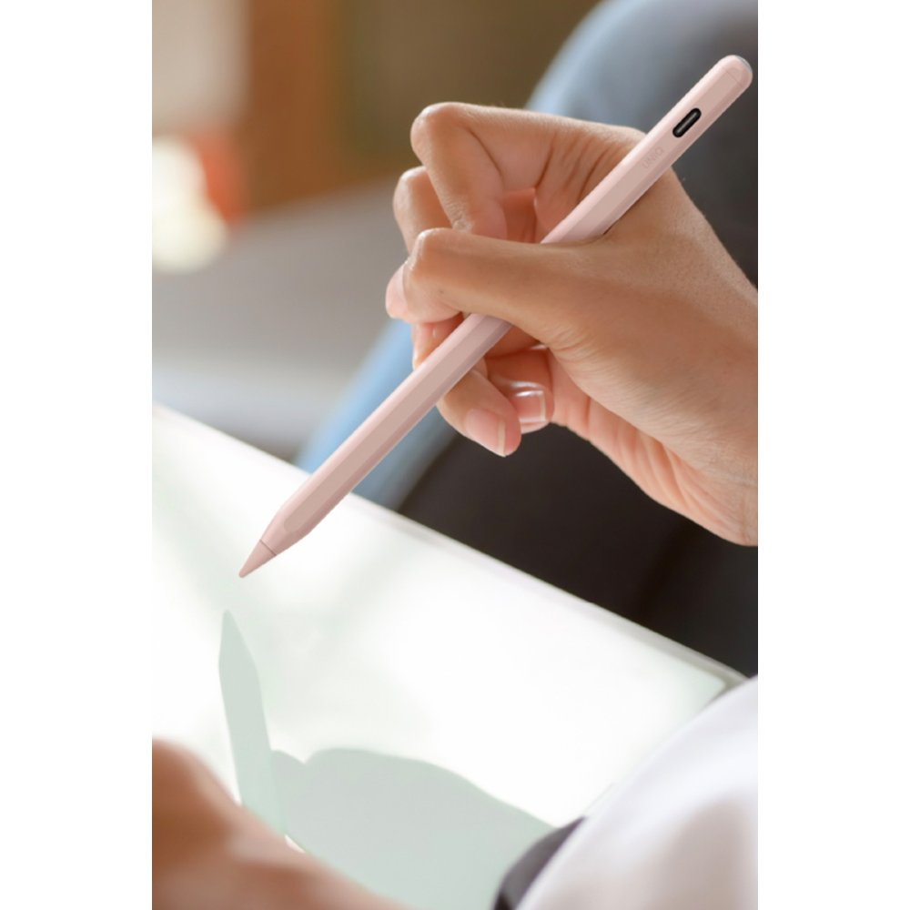 Uniq Pixo Pro iPad için Kablosuz Şarjlı Dokunmatik Kalem - Gri