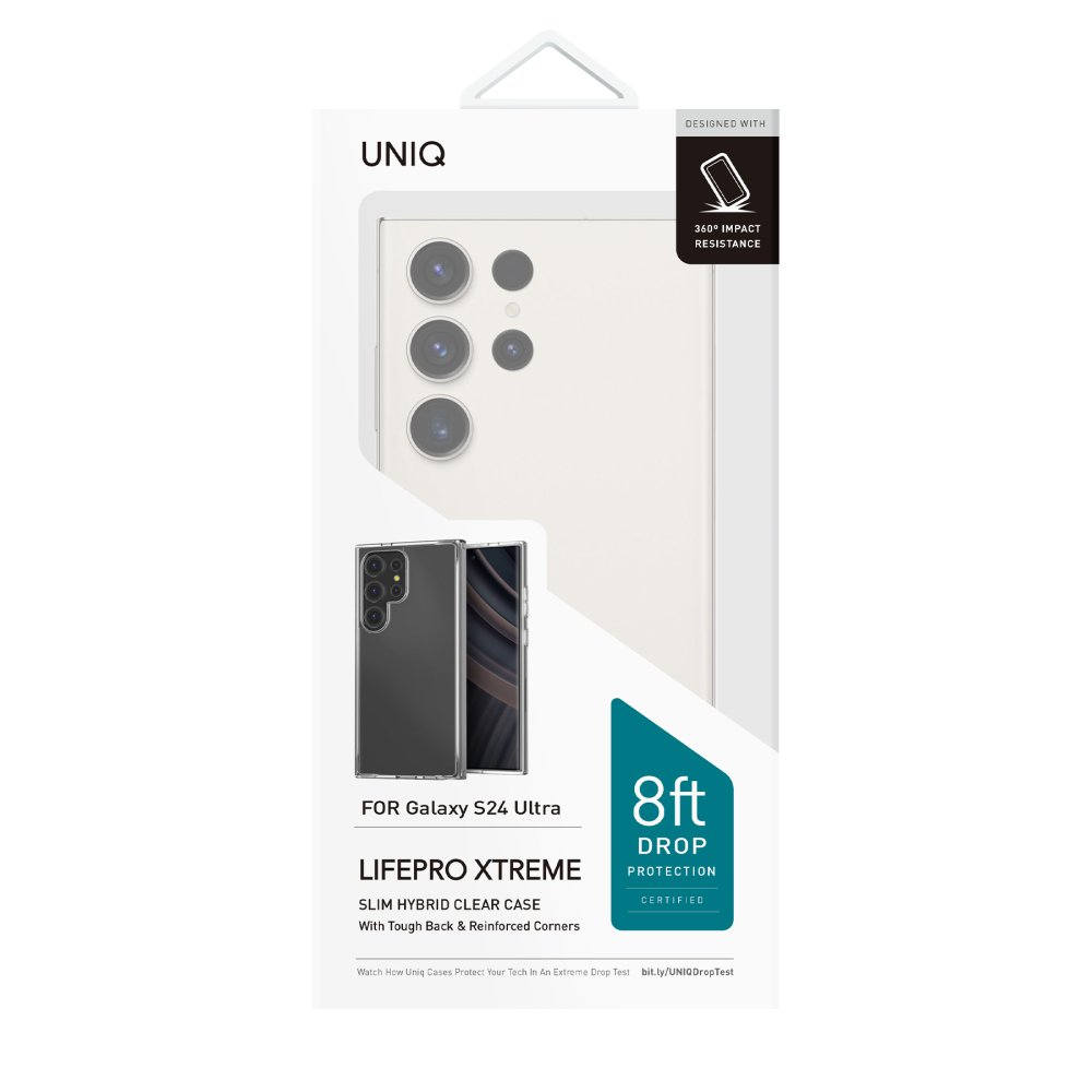 Uniq Samsung Galaxy S24 Ultra LifePro Xtreme Kapak - Şeffaf