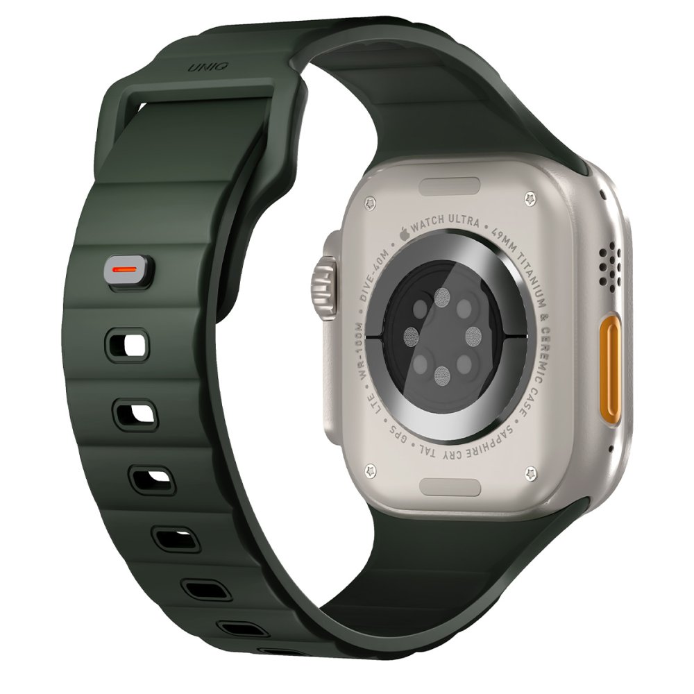 Uniq Watch 40mm Stride FKM Silikon Kordon - Koyu Yeşil