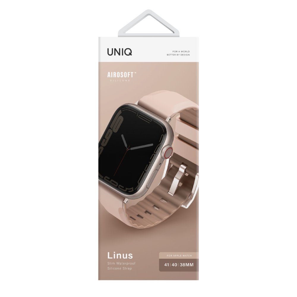 Uniq Watch 41mm Linus Airosoft Silikon Kılıf - Pembe