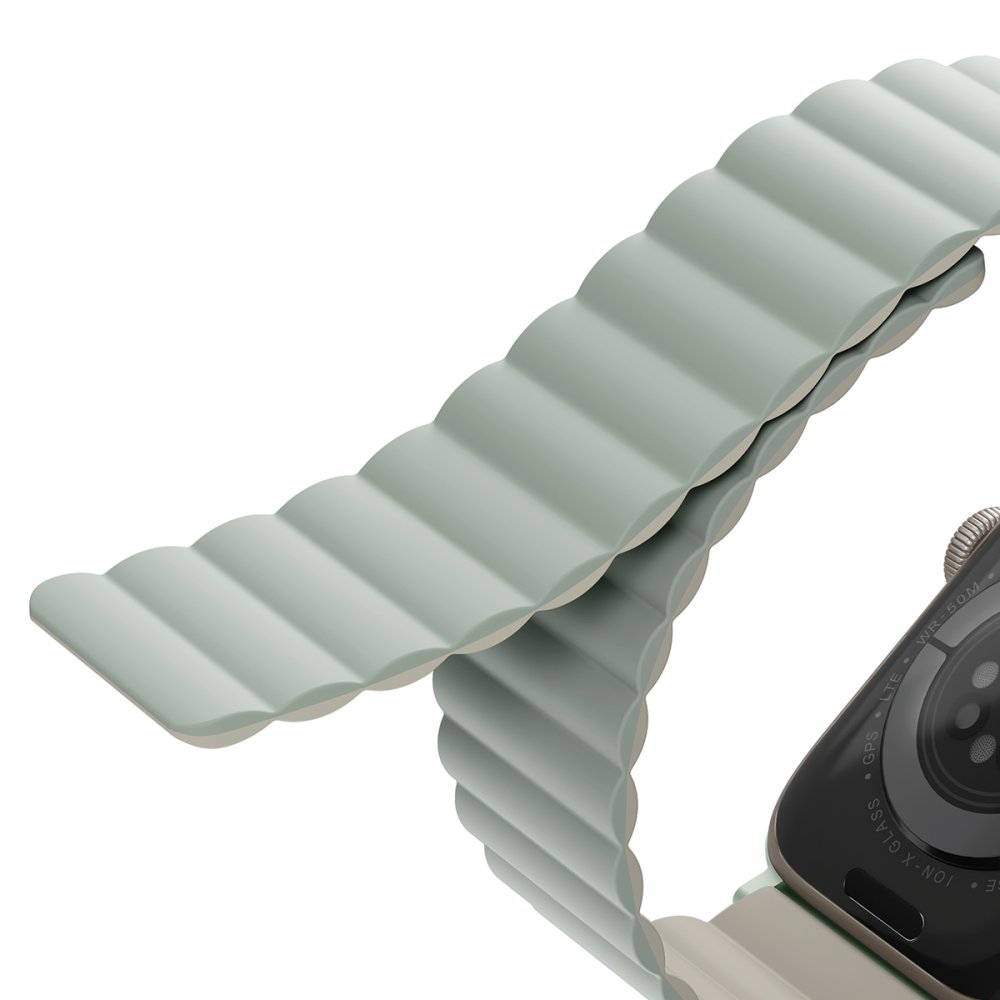 Uniq Watch 41mm Revix Reversible Manyetik Kordon - Yeşil-Bej